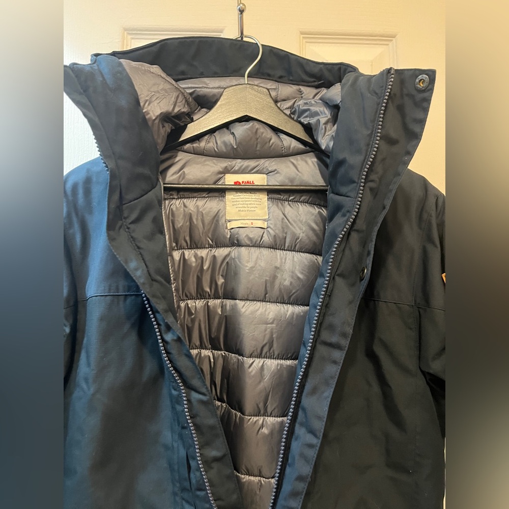 Fjallraven Men's Dark Navy Skogso Padded Insulated Jacket - Picture 3 of 7